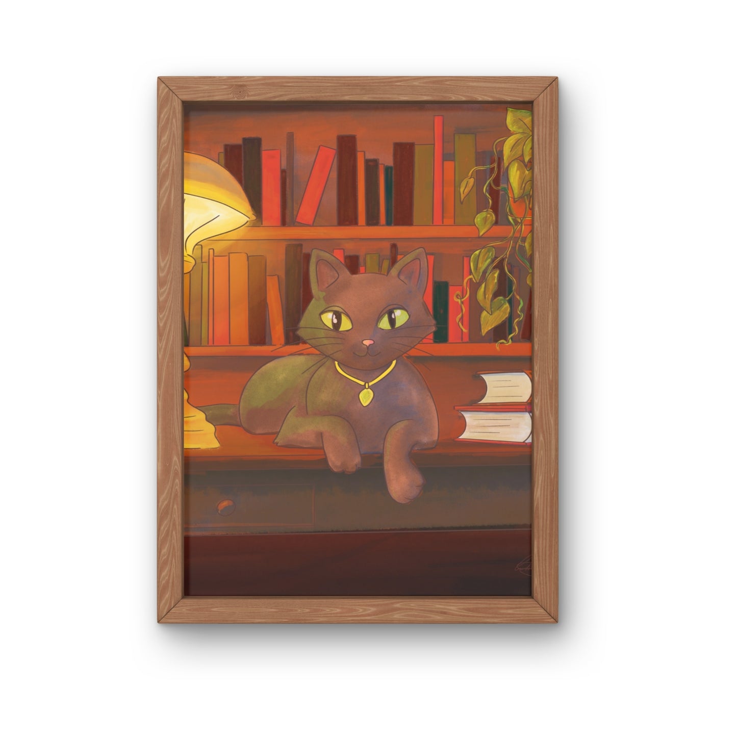 Kunstdruck - Academia Cat
