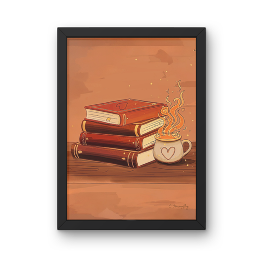 Kunstdruck - Books & Spice
