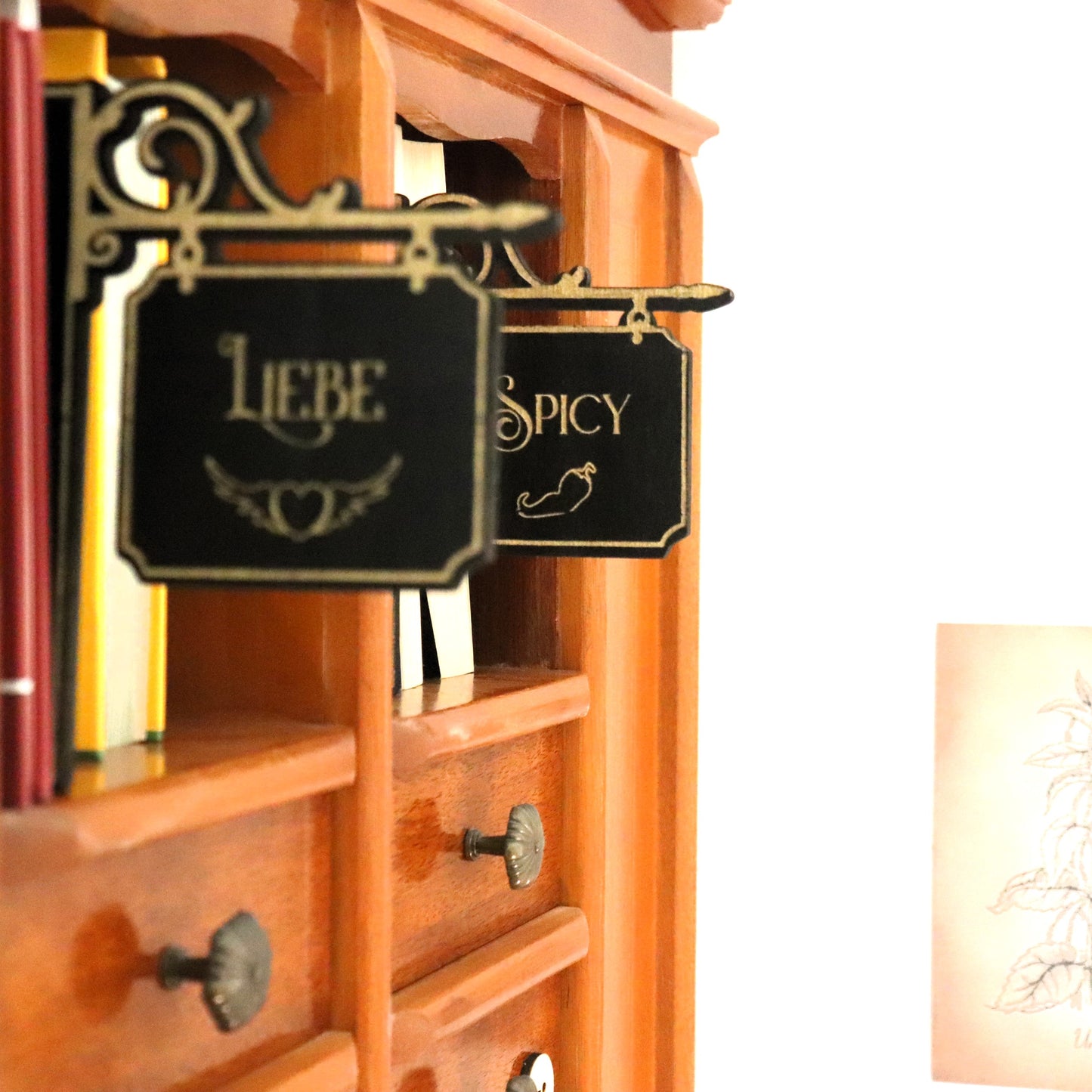 Genreschild Schwarz & Gold - Verschiedene Genre zur Auswahl