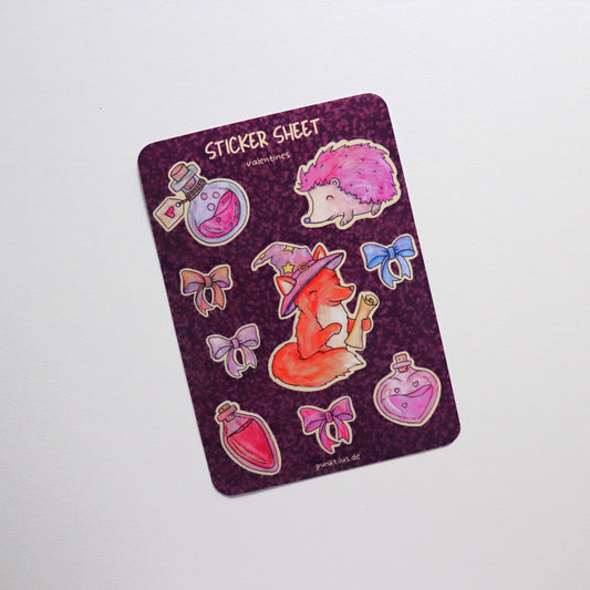 Sticker Sheet - Valentines
