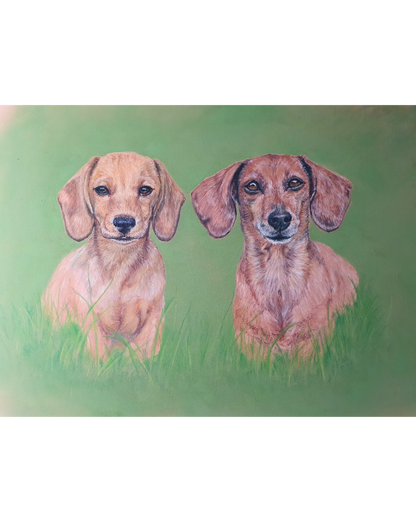 Individuelles Pastell-Portrait nach Fotovorlage