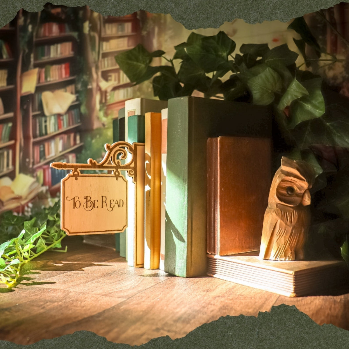 Bücherregal Genre Schilder aus Holz - Kollektion Geschenke für Bücherliebhaber
